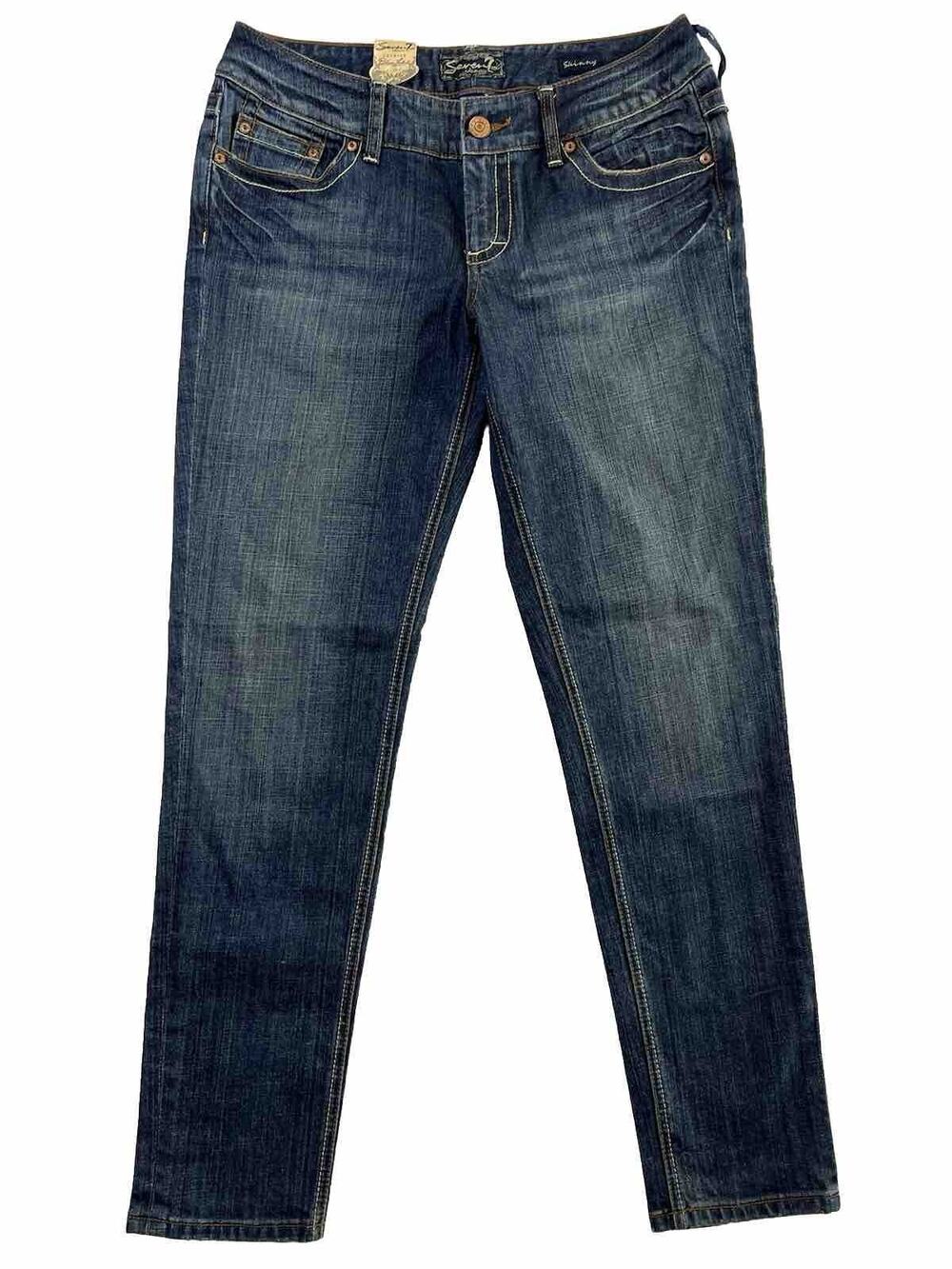 Seven7 Blue Label Jeans Size 30 Hi-Rise Skinny Women’s Medium Wash 34x30 NWT